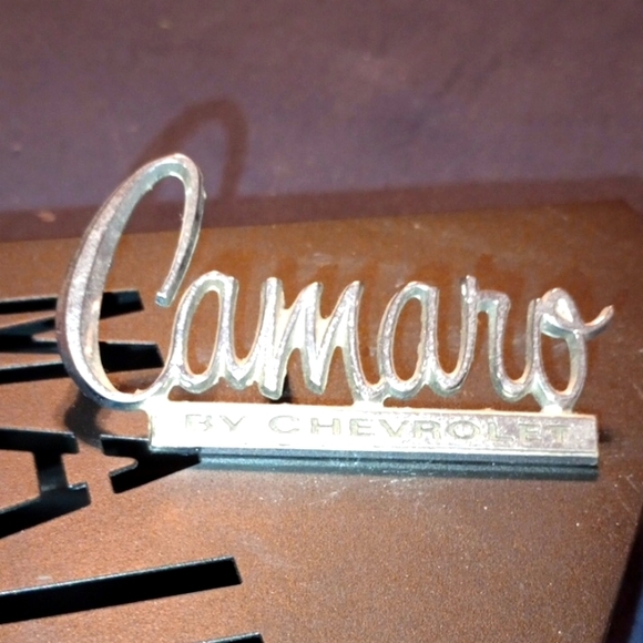 Chevrolet Camaro Script Emblem - Picture 1 of 2